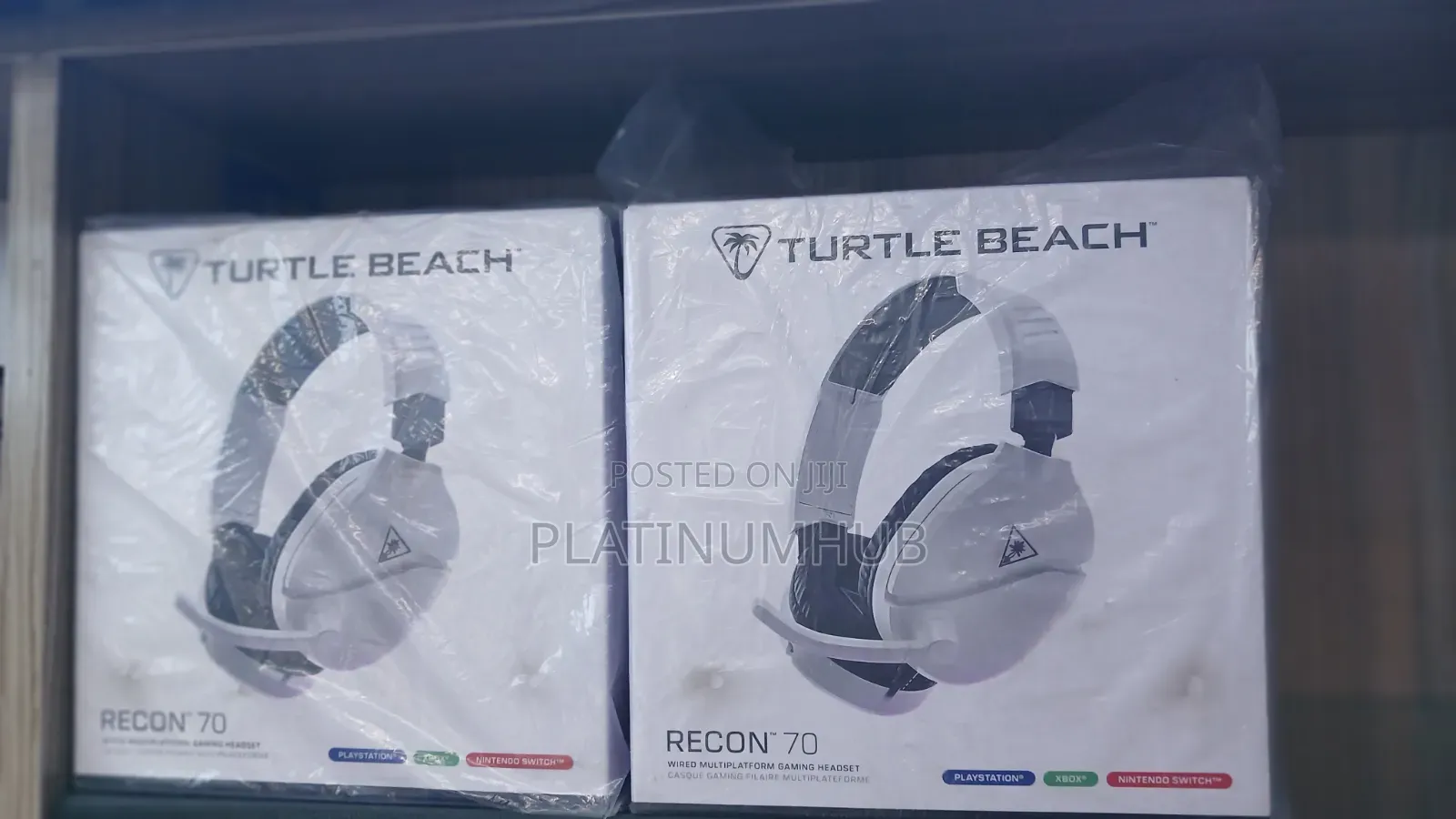 White Recon 70 Wired Gaming Headsets by Turtle Beach