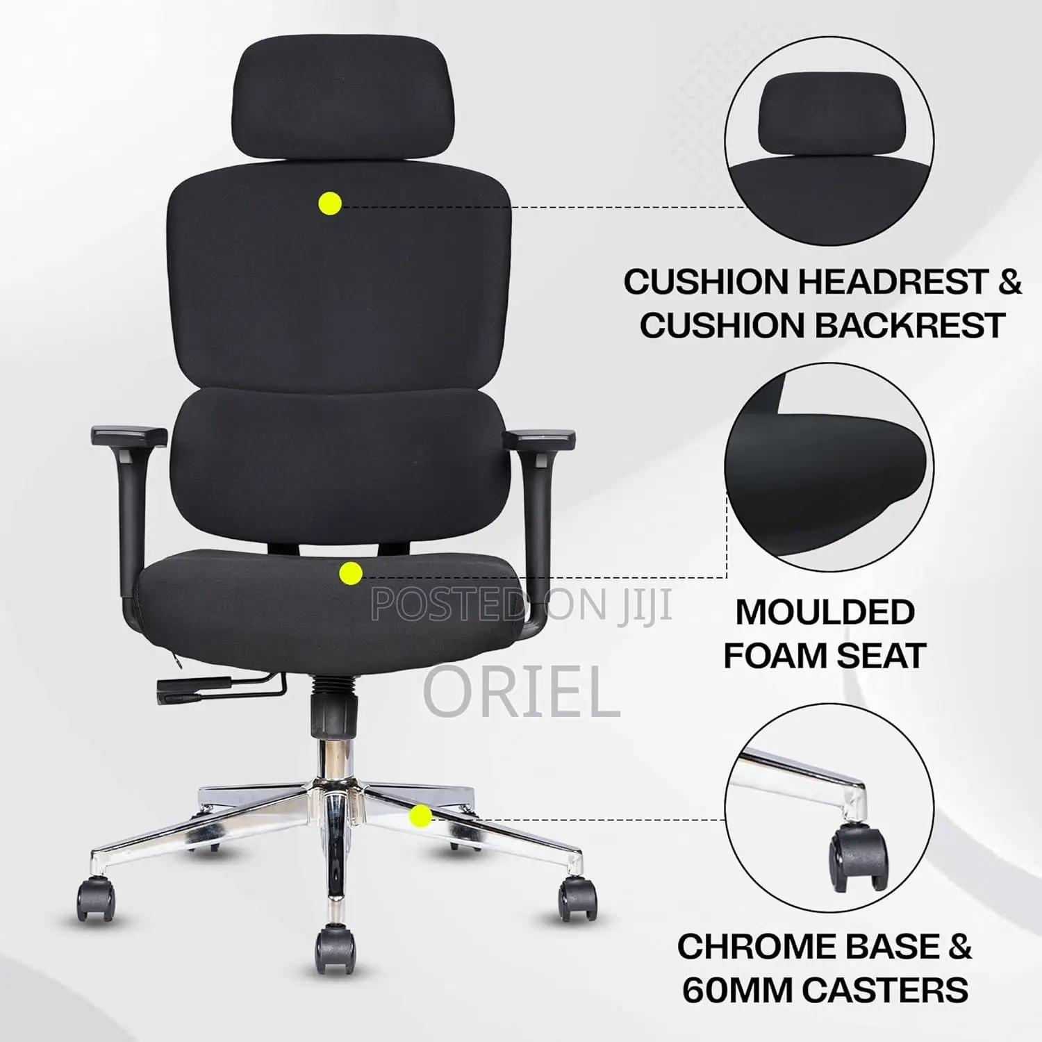 Modern Office Chair Orthopedic Fabric Office Chair