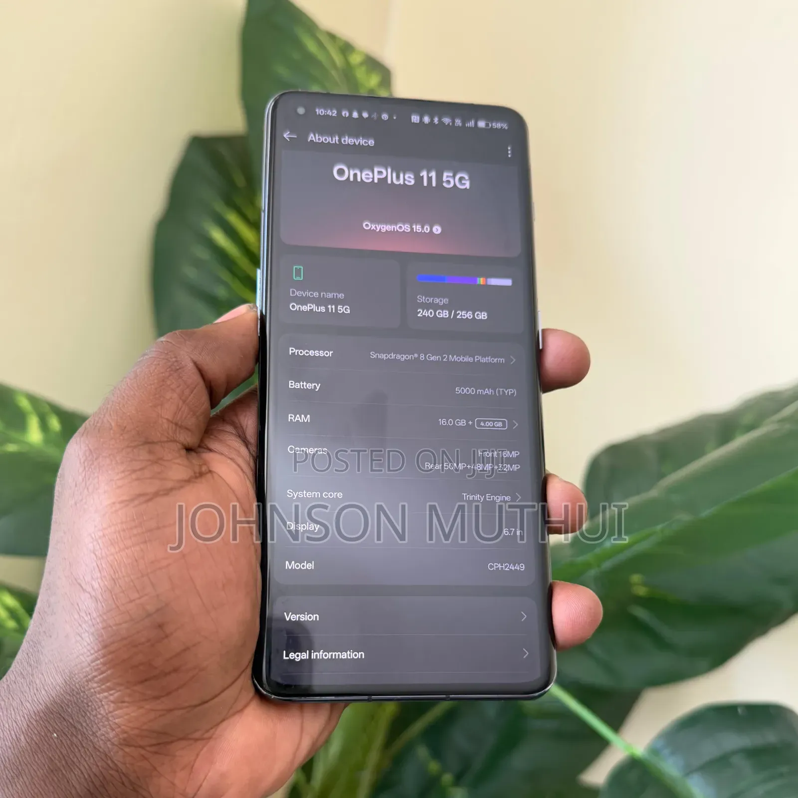 OnePlus 11 256 GB Black