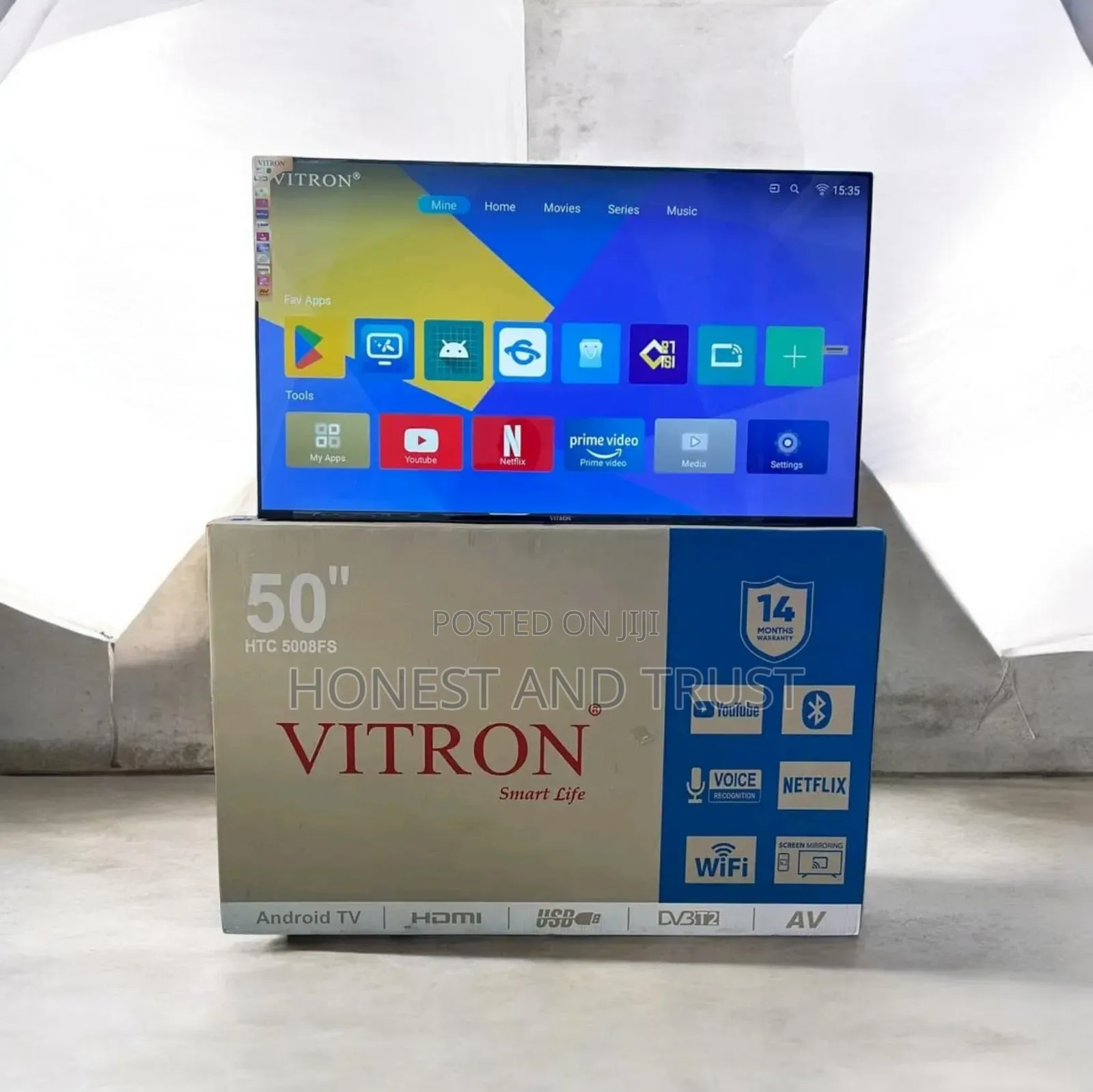 Vitron 50 Inch Smart Tv Frameless