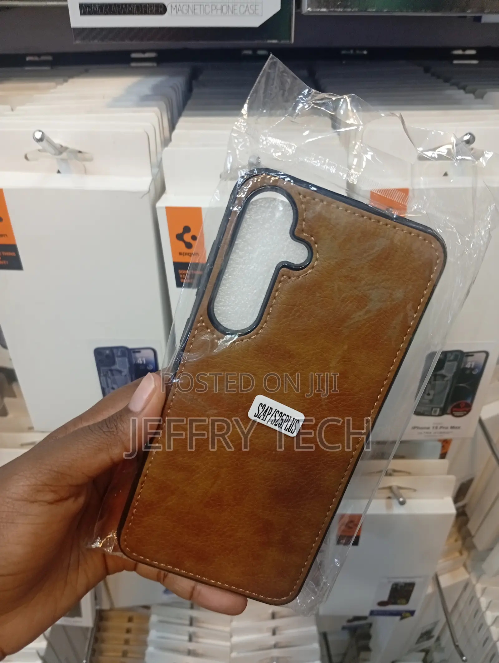 Samsung Galaxy S24 Plus Retro Business Leather Cover
