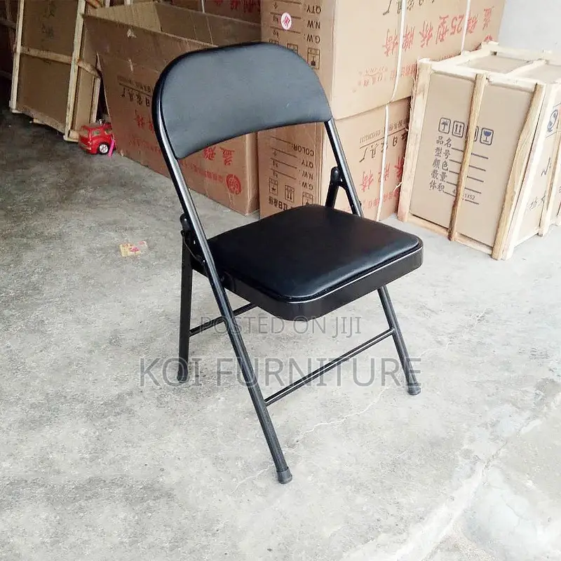 Office Chair : Padded Metal Office Folding Chair