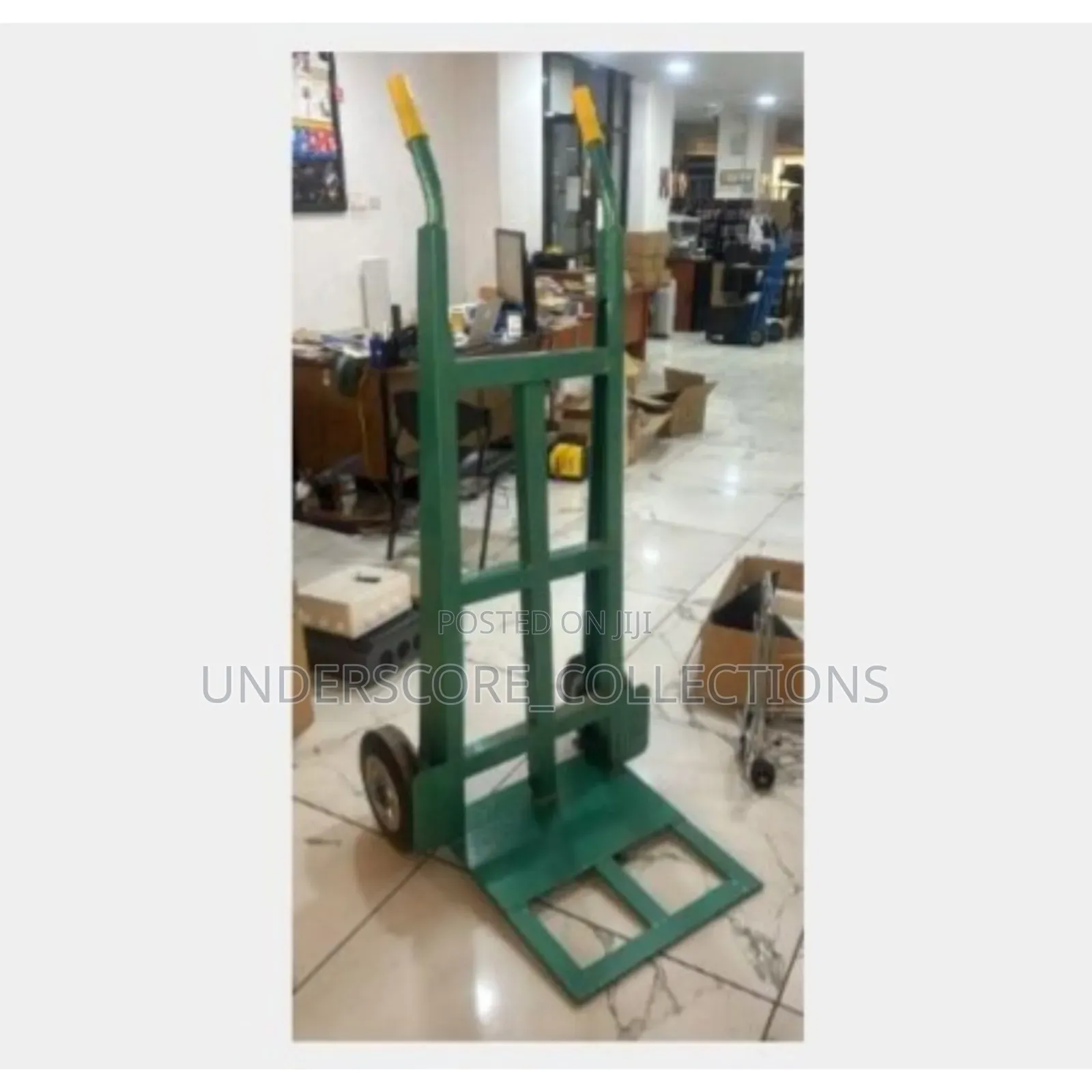 Two-Wheeled Material Trolley, Sometimes Referred to as a "Jua Kali"