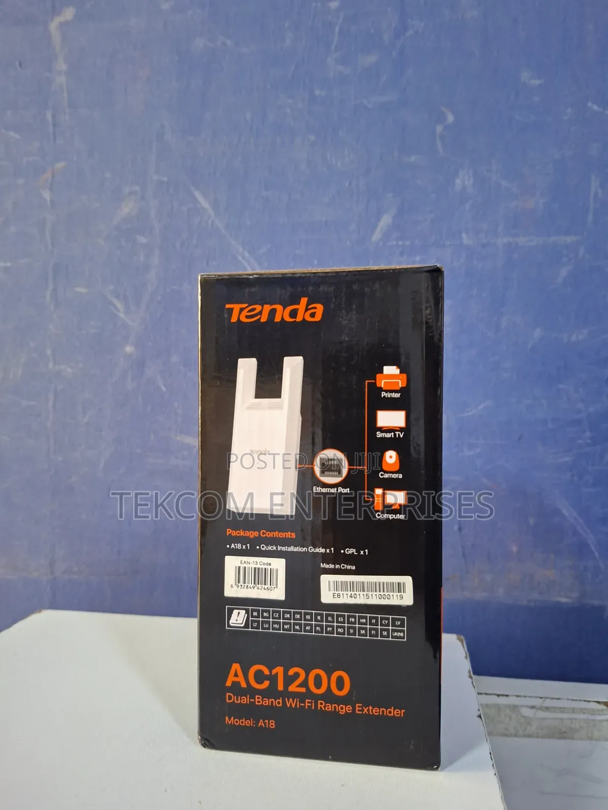 Tenda A18 Ac1200 Dual Band Wi-Fi Range Extender