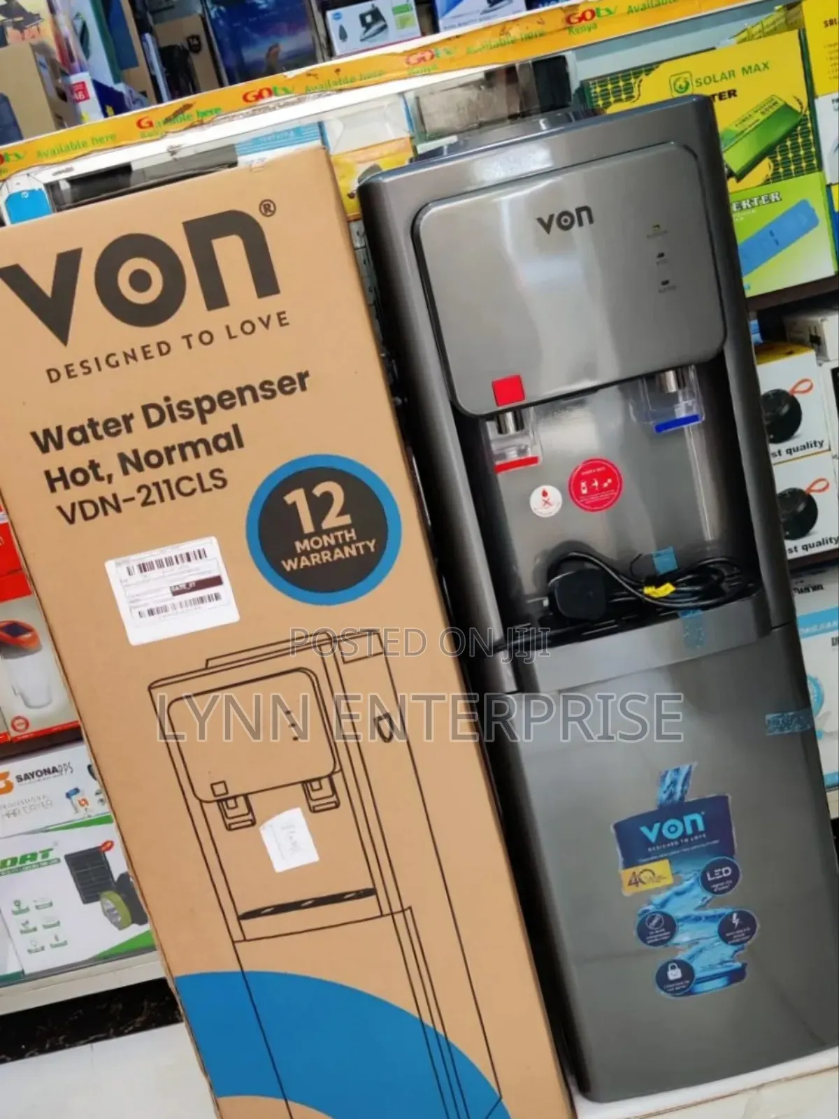 *Von Dispenser Hot and Normal 211cls (Dark Grey)