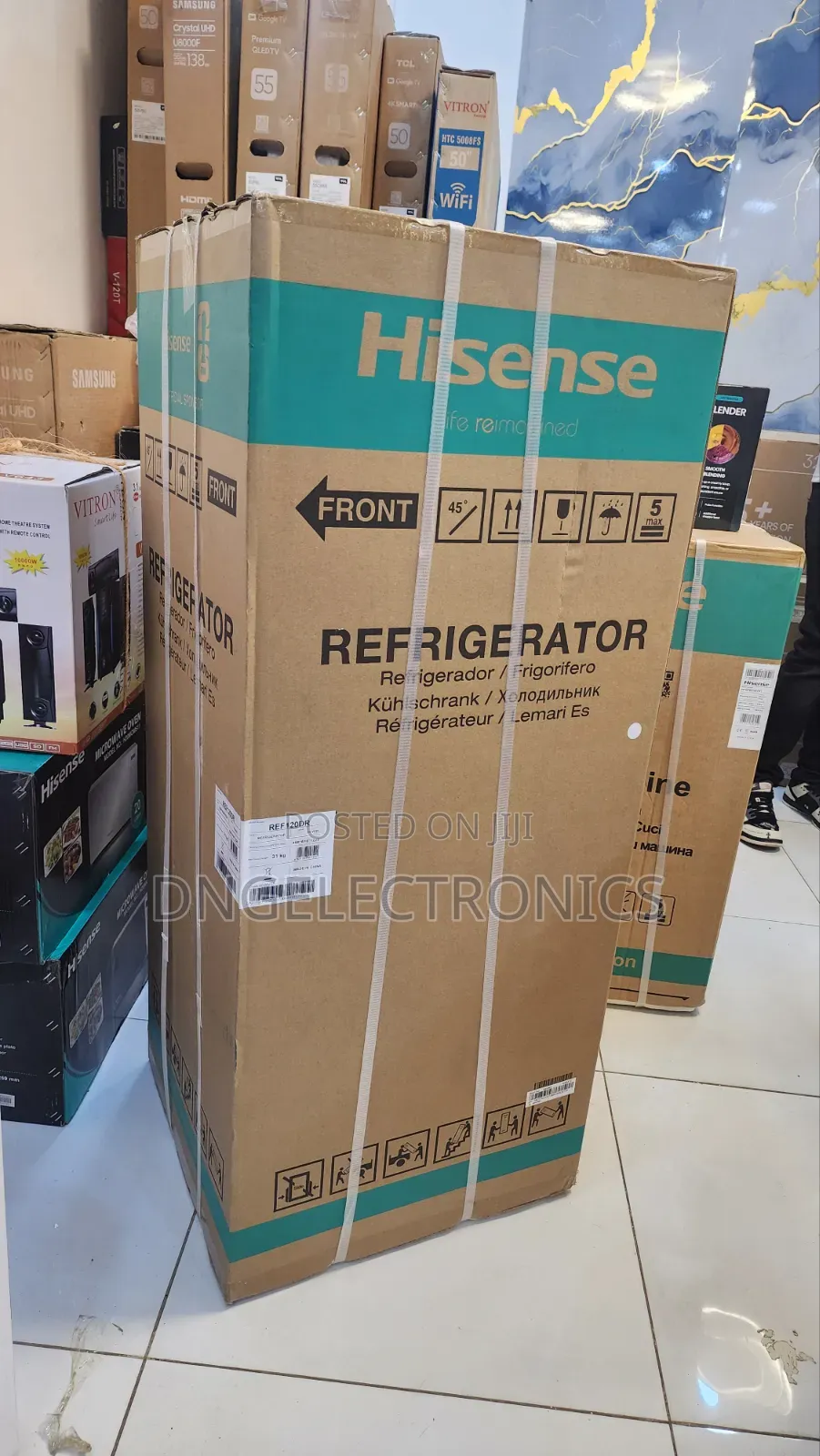 Hisense 120litres Double Door Fridge Ref120dr