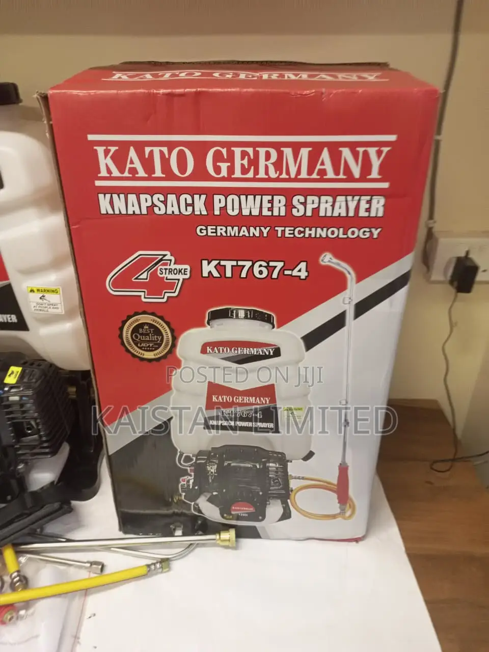 Kato Germany Kt767-4 Heavy-Duty 25l 4-Stroke Petrol Knapsack Sprayer