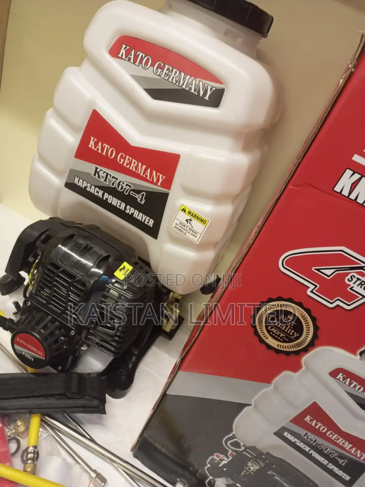 Kato Germany Kt767-4 Heavy-Duty 25l 4-Stroke Petrol Knapsack Sprayer