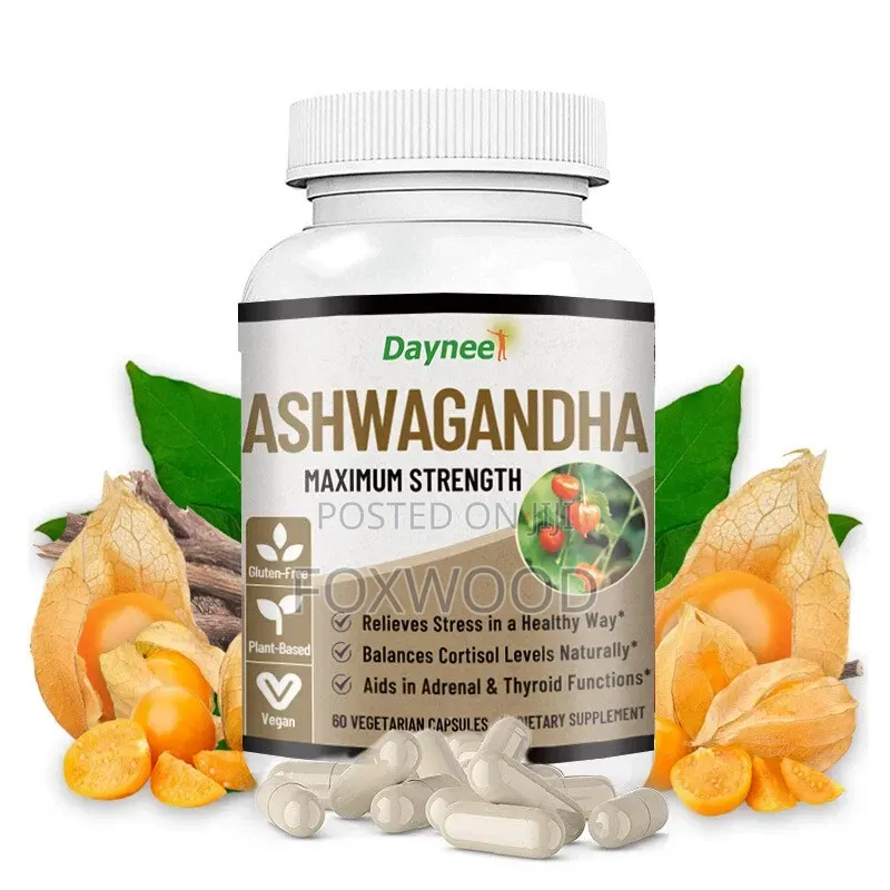 Ashwagandha 1000mg Maximum Strength Capsules,