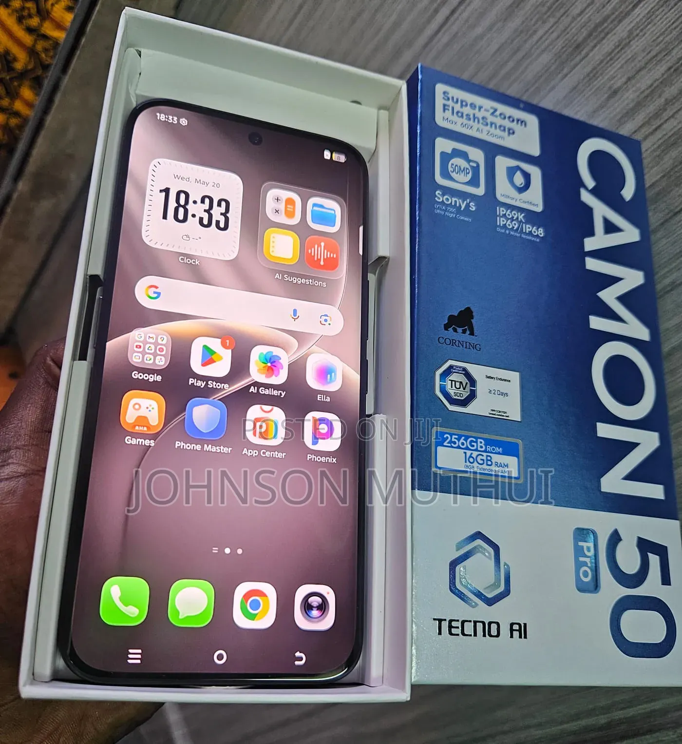 Tecno Camon 50 Pro 256 GB Blue