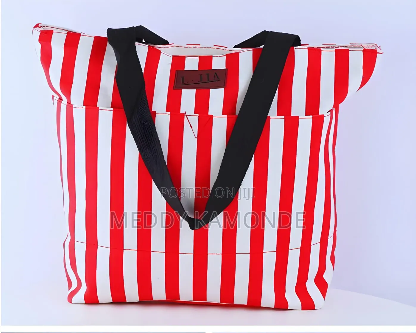 Red Stripe Handbag