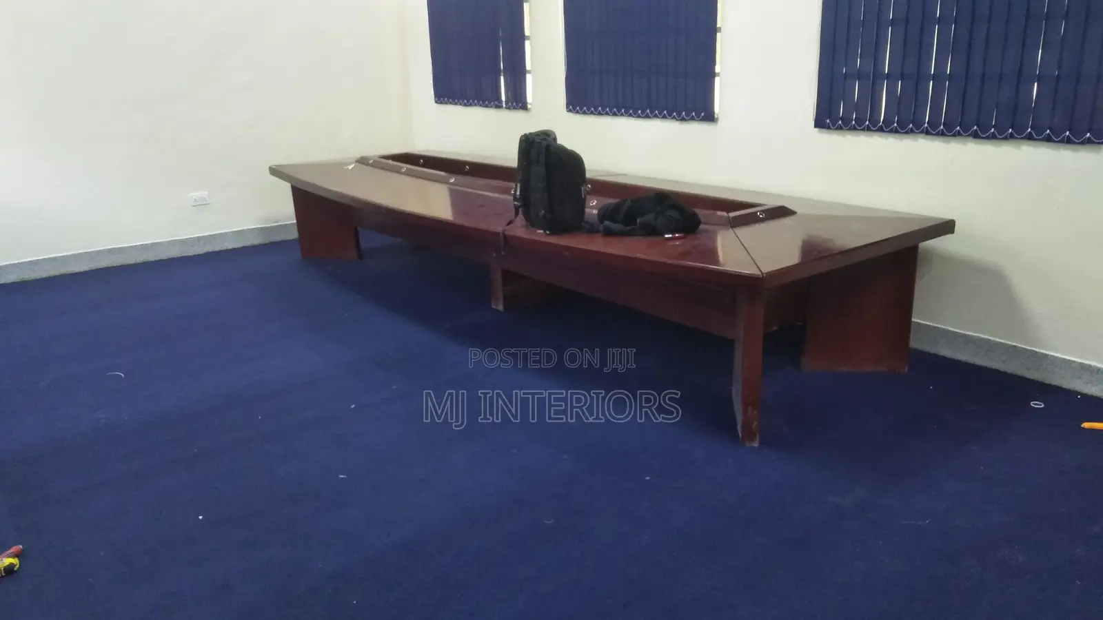 Stylish Blue Wall to Wall Carpet for Commercial Interior Upgrade