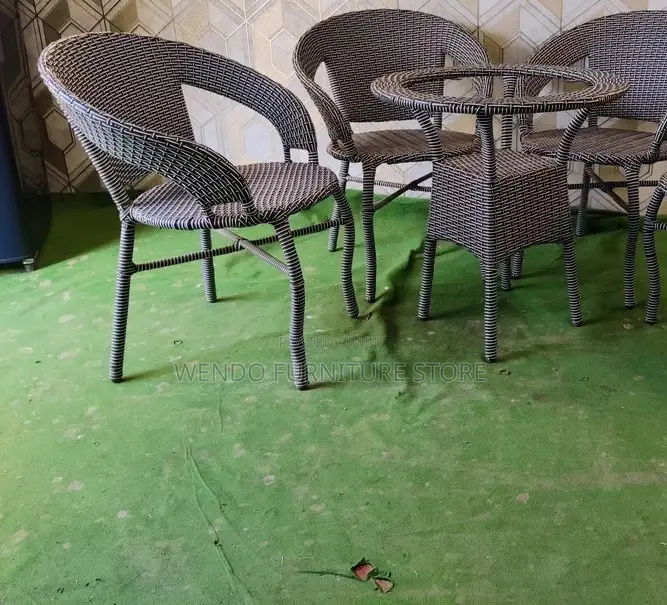 Dining Set; Four Seaters Garden and Balcony Dining Set