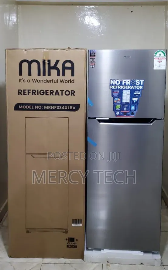 Mika 334l No Frost Double Door Refrigerator(Mrnf334xlbv)