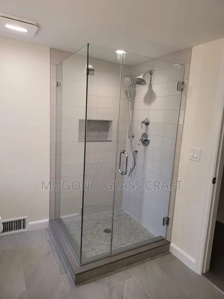 Sleek Glass Shower Enclosure