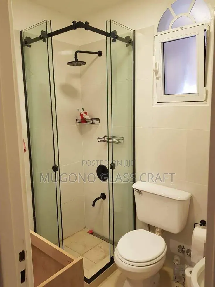 Sleek Glass Shower Enclosure