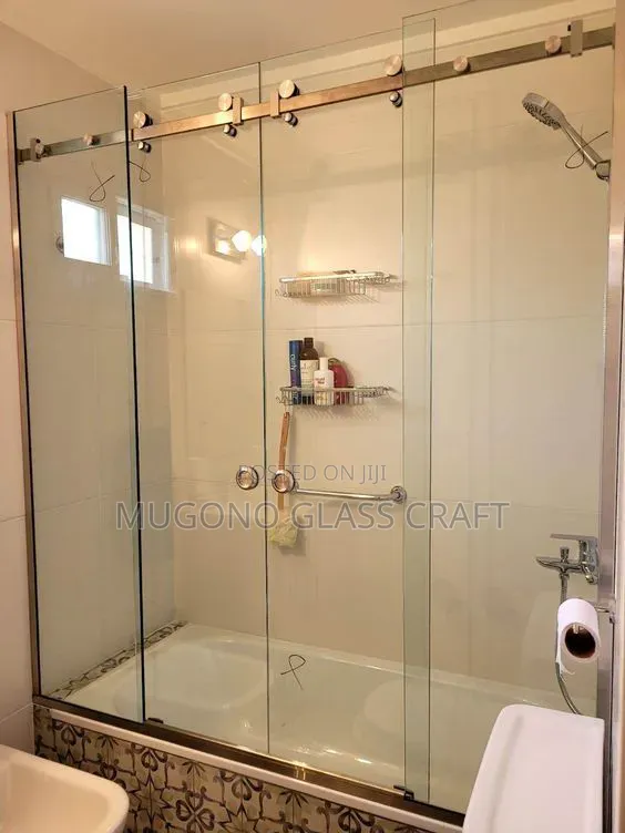 Bypass Frameless Shower Cubicle