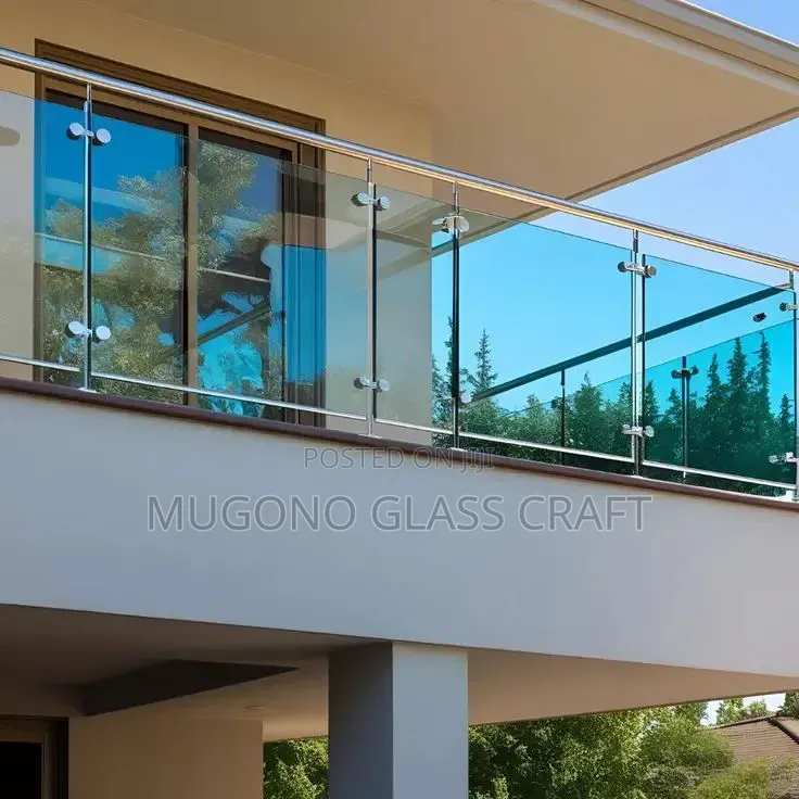 Glass and Stainless Steel Complete Railings