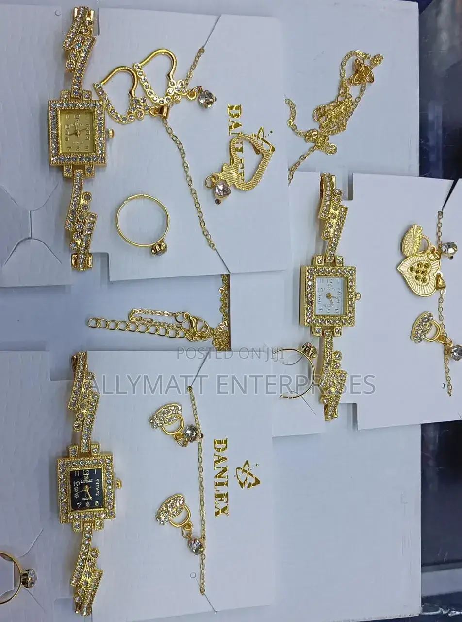 Ladies Watch With Bracelets and Ring