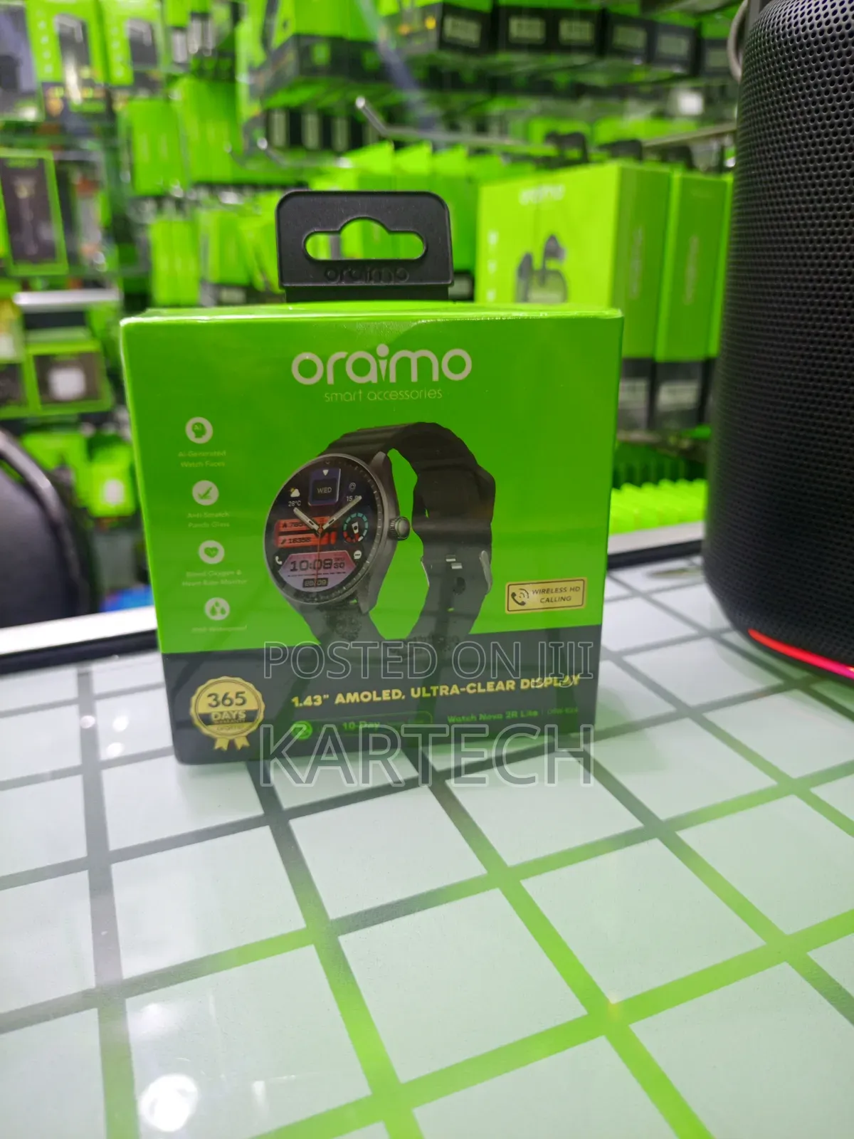 Oraimo Watch Nova 2r Lite Osw 824 With Anti Scratch Panda Glass