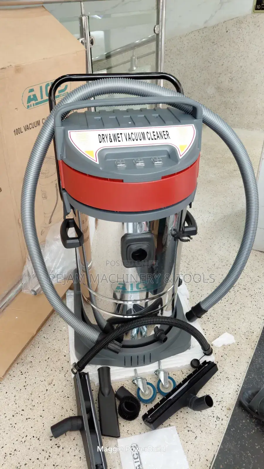 100l Aico Wet and Dry Vacuum Cleaner Commercial Cleaner