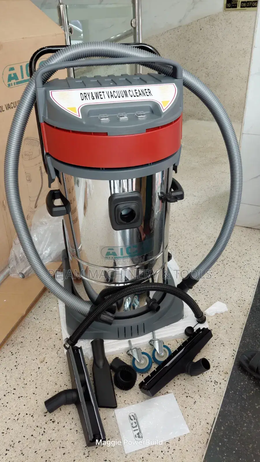 100l Aico Wet and Dry Vacuum Cleaner Commercial Cleaner