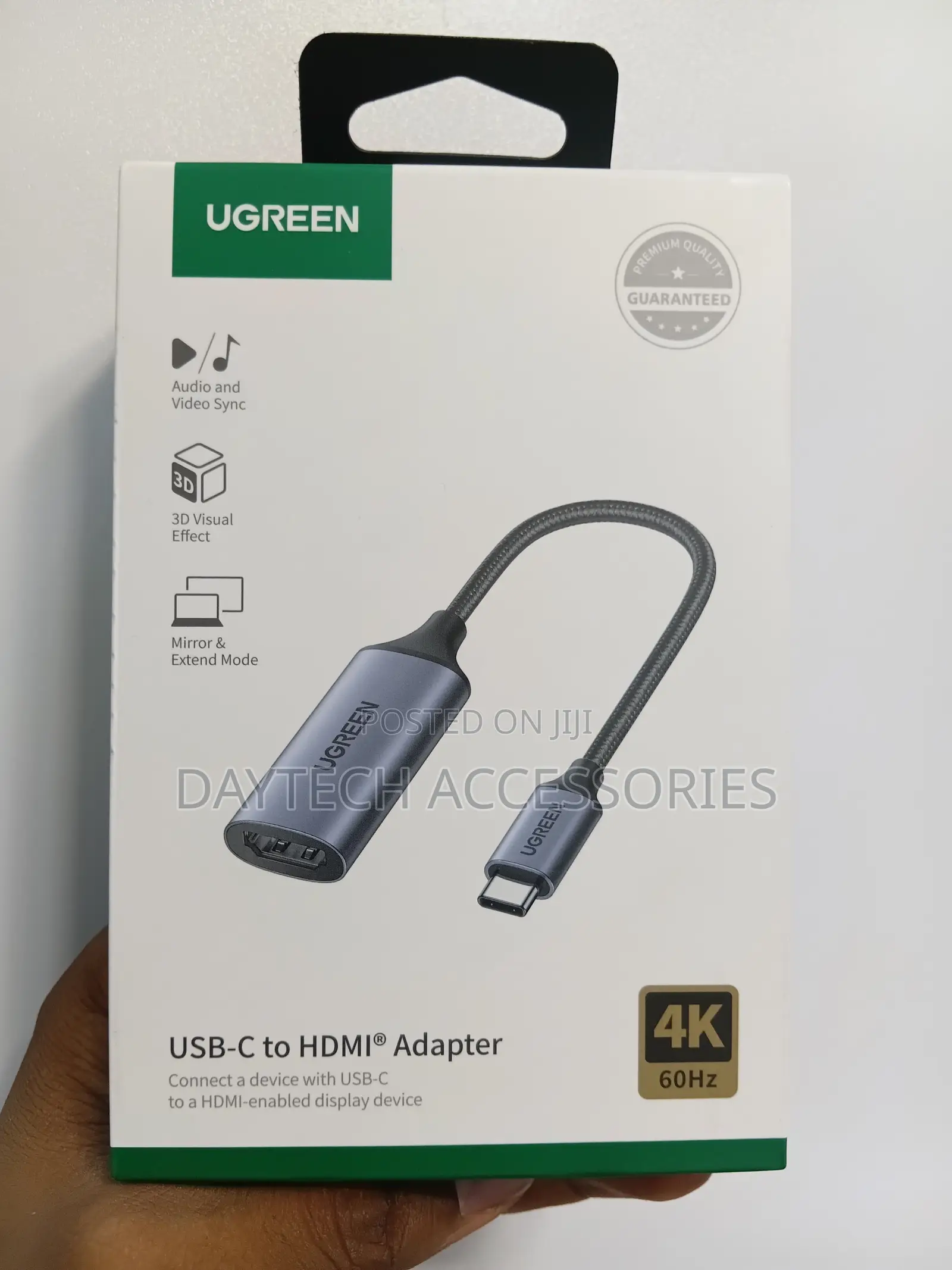 Ugreen Usb-C to Hdmi Adapter Supporting Resolution at 60hz.