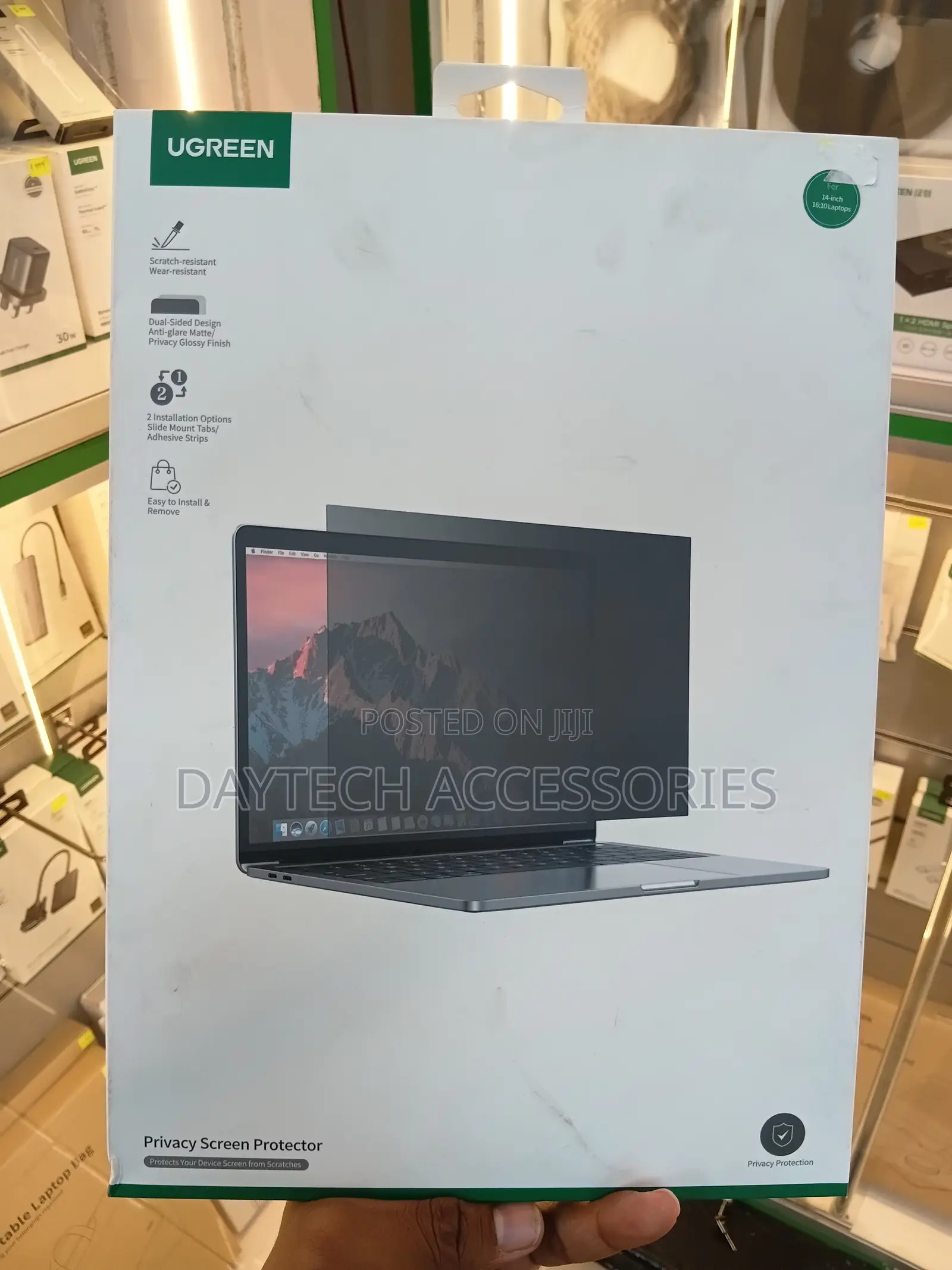 Ugreen Detachable Privacy Screen Protector for Laptop 14-Inch.