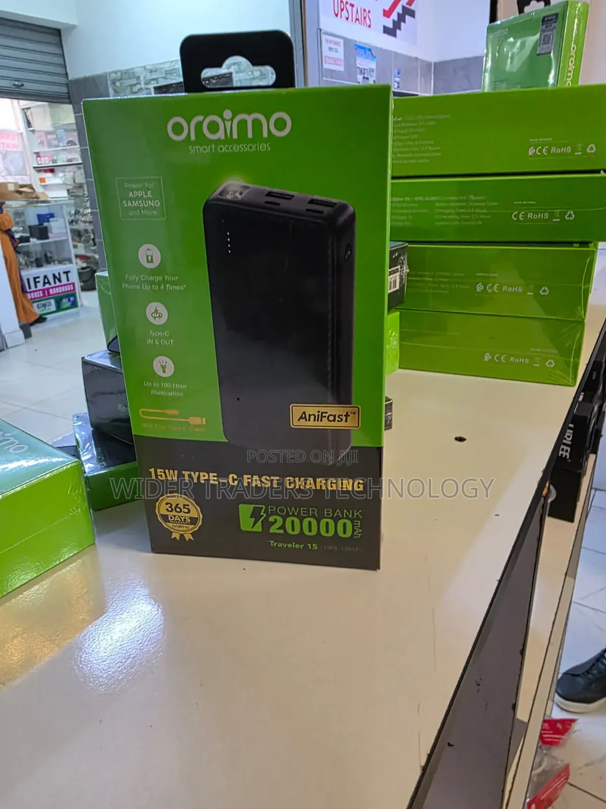 Oraimo Powerbank 20000mah 15watts Traveler 15 (Opb 1201p)