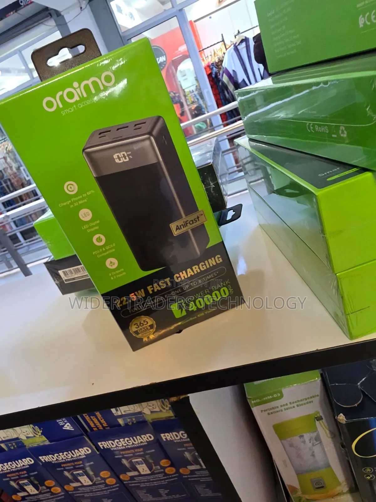 Oraimo Powerbank 40000mah Powerbox 400 Vision (Opb 7400q