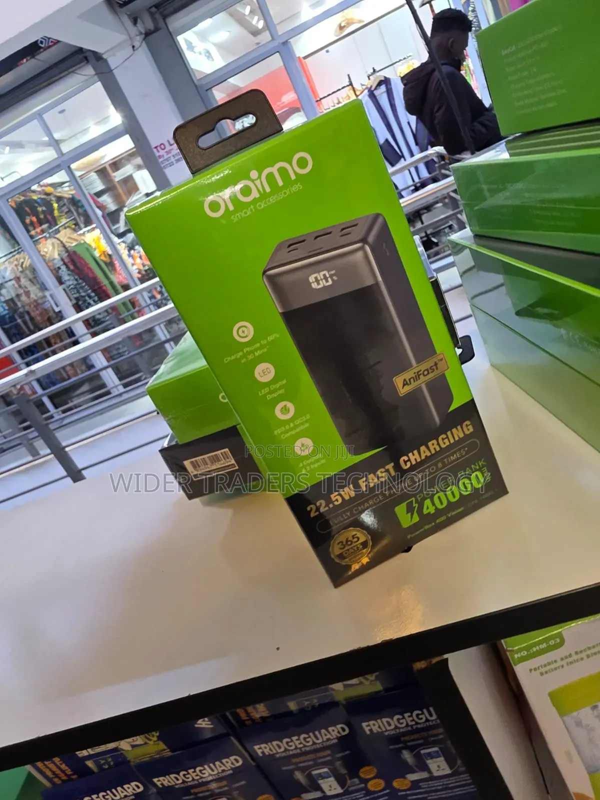 Oraimo Powerbank 40000mah Powerbox 400 Vision (Opb 7400q