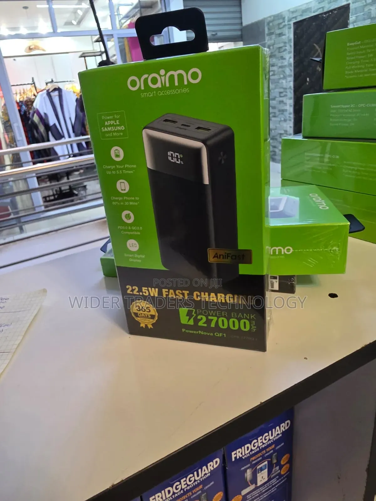 Oraimo Powerbank 27000mah Powernova Qf1 (Opb 727q