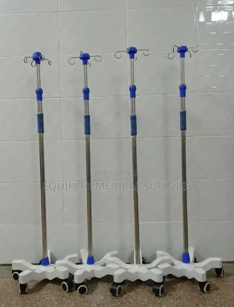 High Quality Hospital Drip Stand / Iv Pole (4 Hooks)