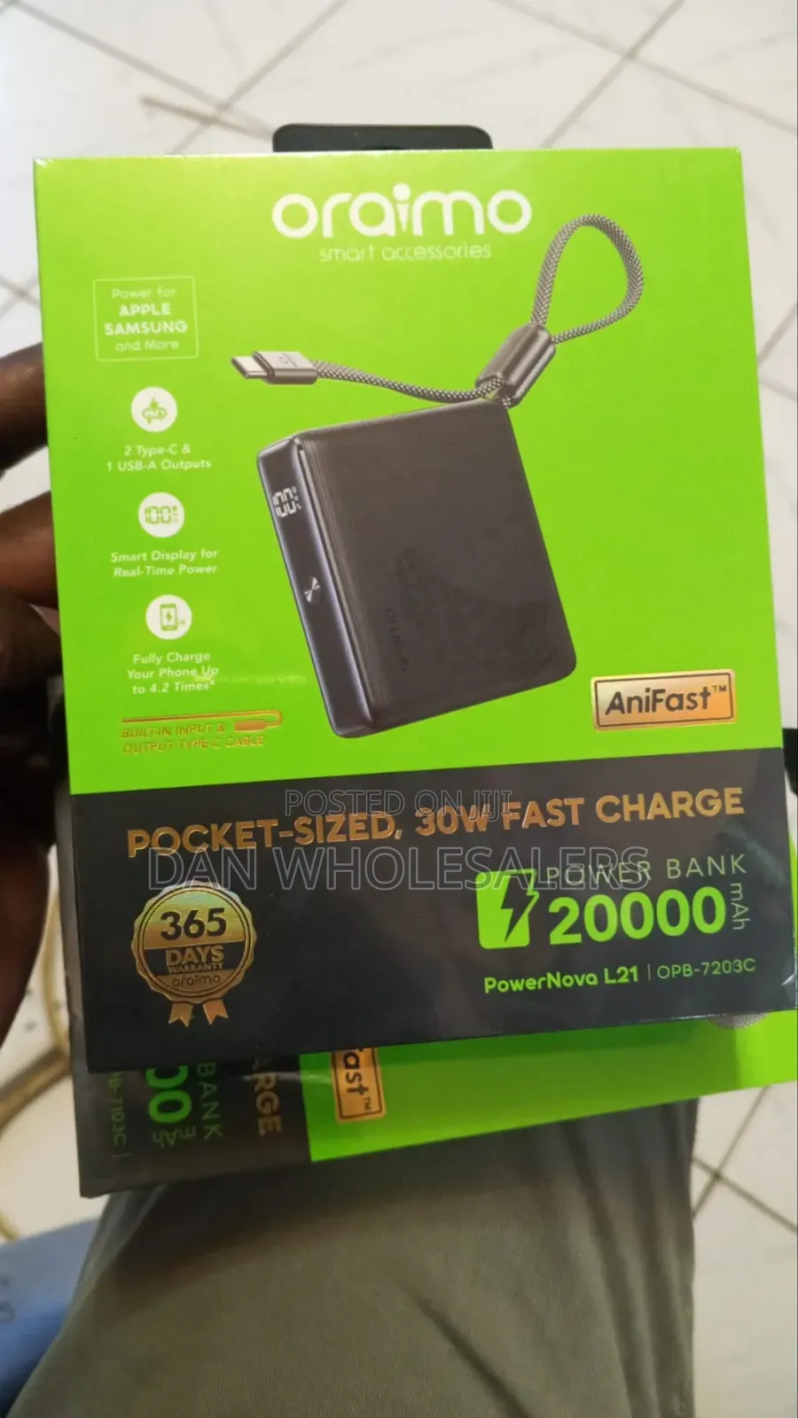 Oraimo 20000mah Opb-7203c