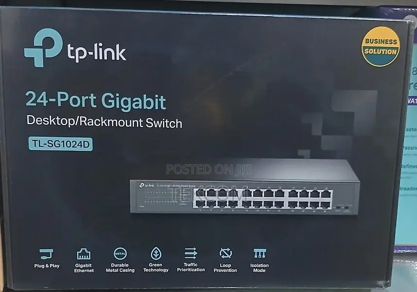 Tp- Link Tl-Sg1024d | 24-Port Gigabit Desktop/Rackmount Switch