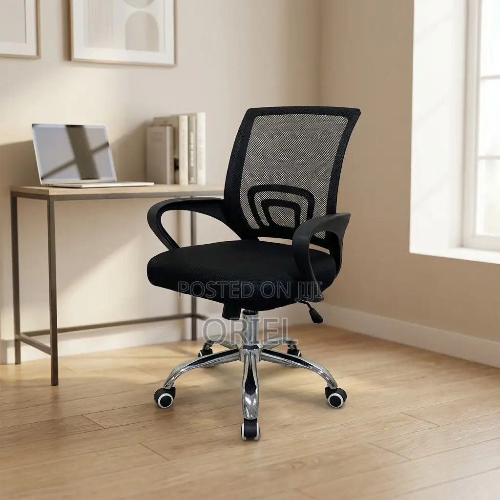 Office Chair Adjustable Swivel Mesh Mid-back Office Chair
