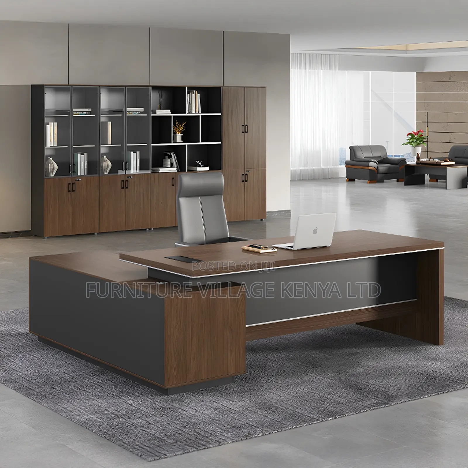 1.8m Imported Wooden Executive Corner Desk