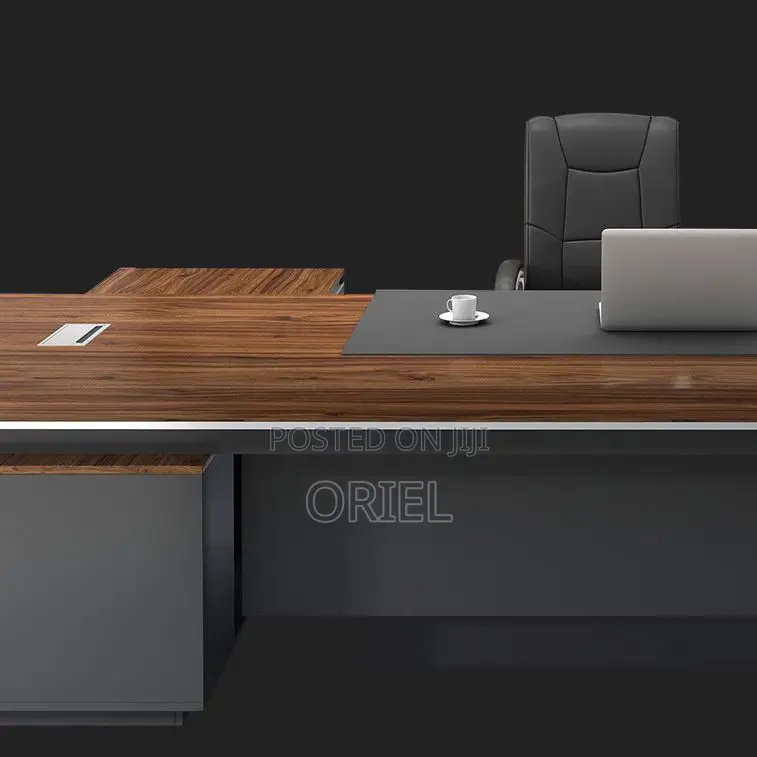 Executive Office Desk : 200mm Executive L-Shaped Office Table
