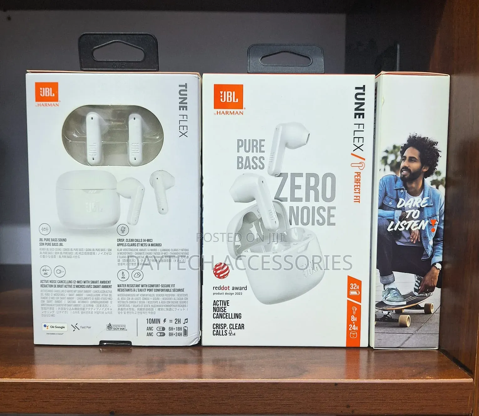 JBL Tune Flex White True Wireless Bluetooth Earbuds Bluetooth Headset