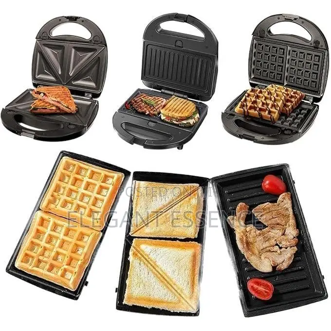 3 in 1 Sandwich,Waffle Maker and Griller