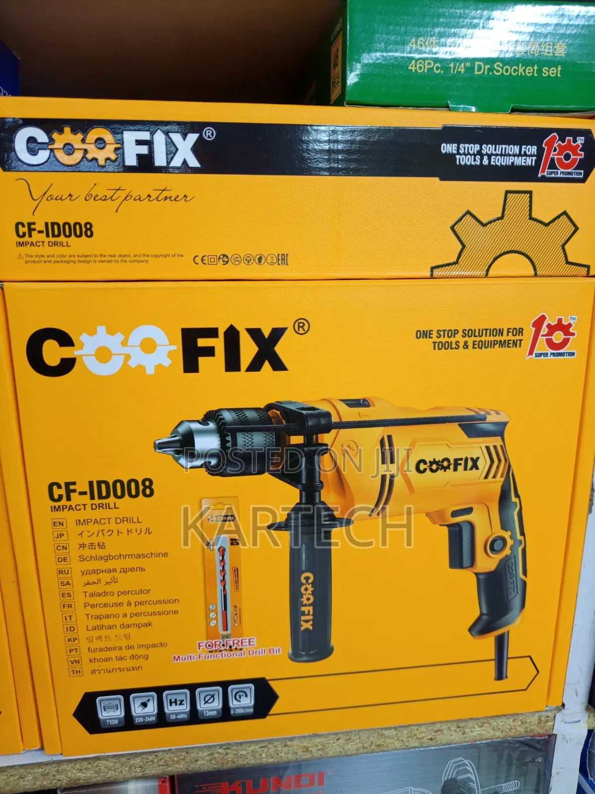 Coofix Cf-Id008 710w Impact Drill With 13mm Chuck.