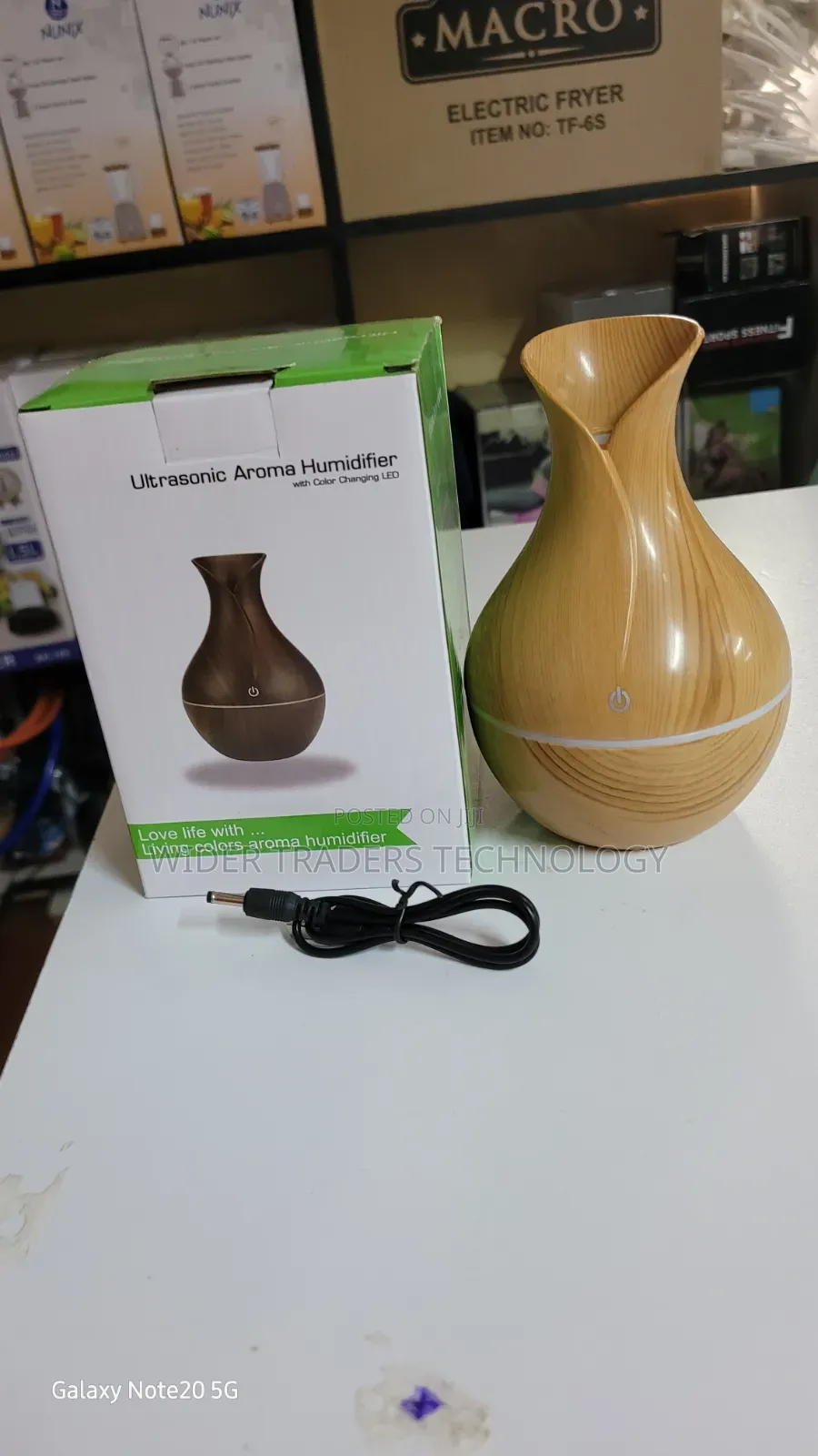 130ml Wooden Ultrasound Humidifier