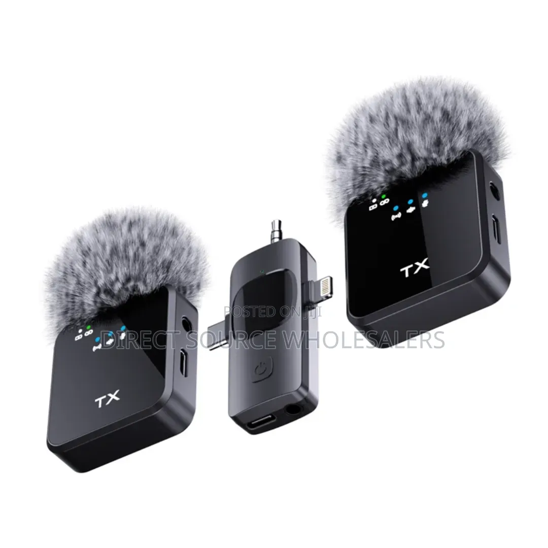 F11-2 3-in-1 Wireless Lavalier Microphone With Noise Reduction