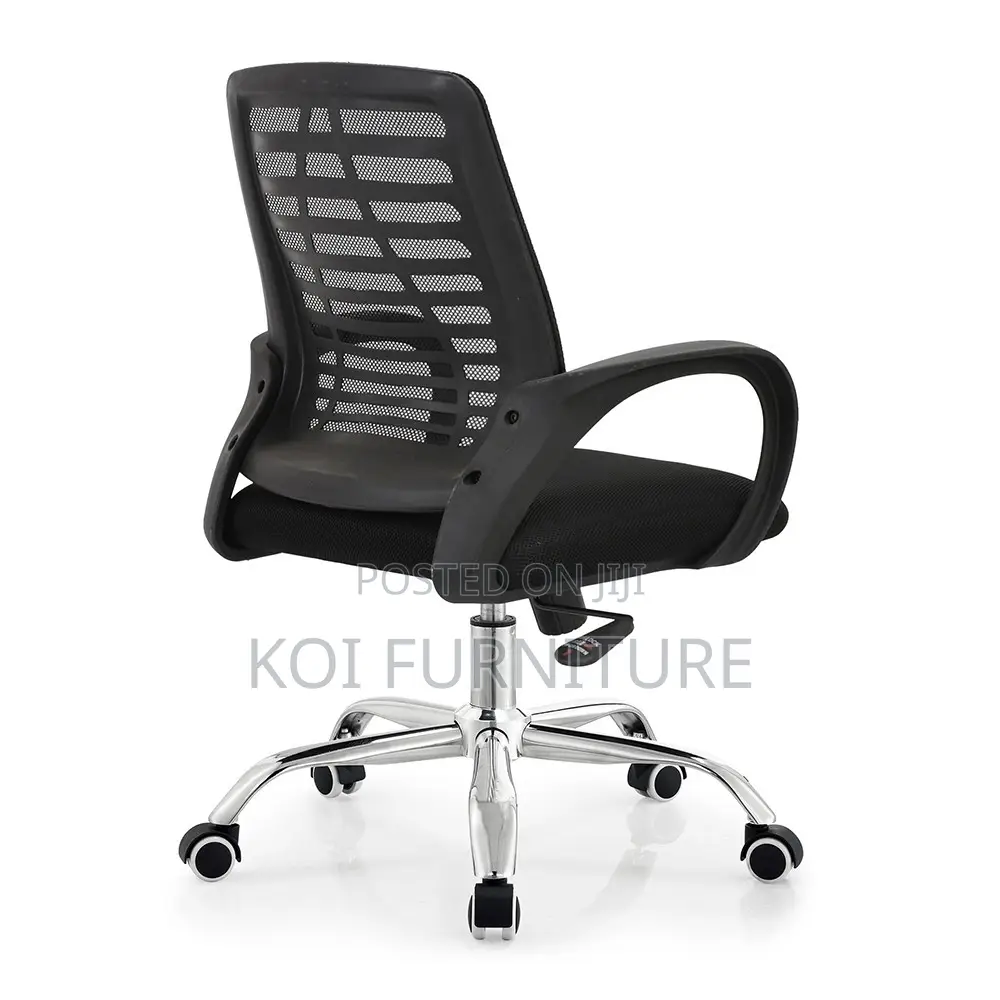 Office Chair : Modern Black Ergonomic Mesh Office Chair