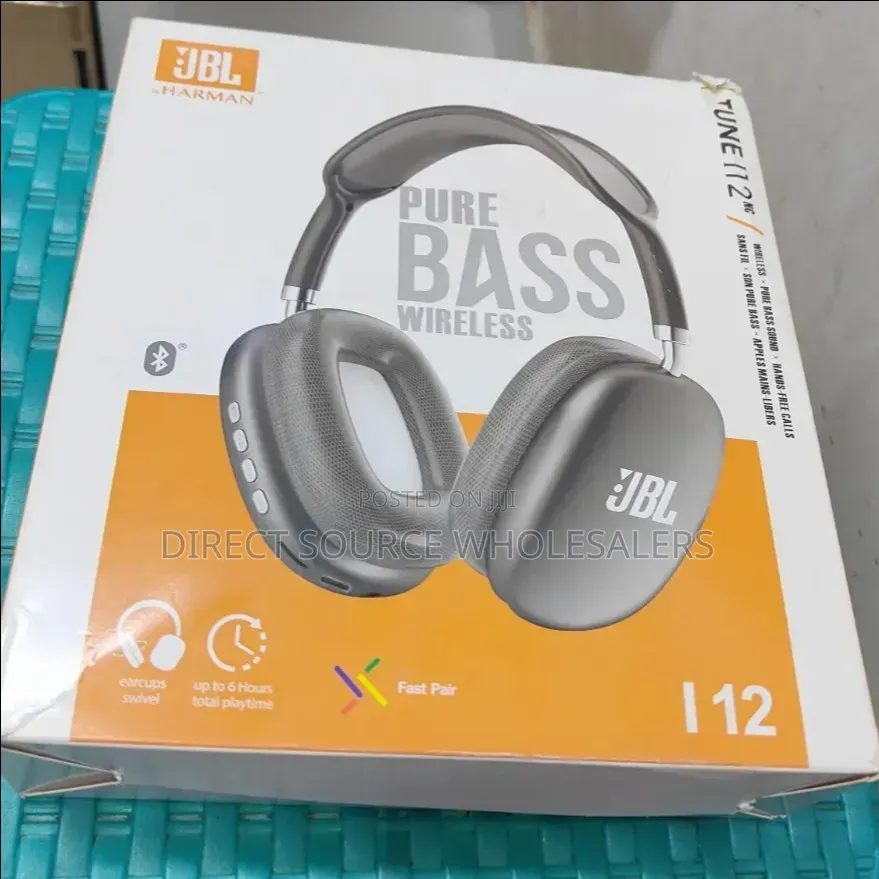 JBL I12 Pure Bass Wireless Bluetooth Headphones