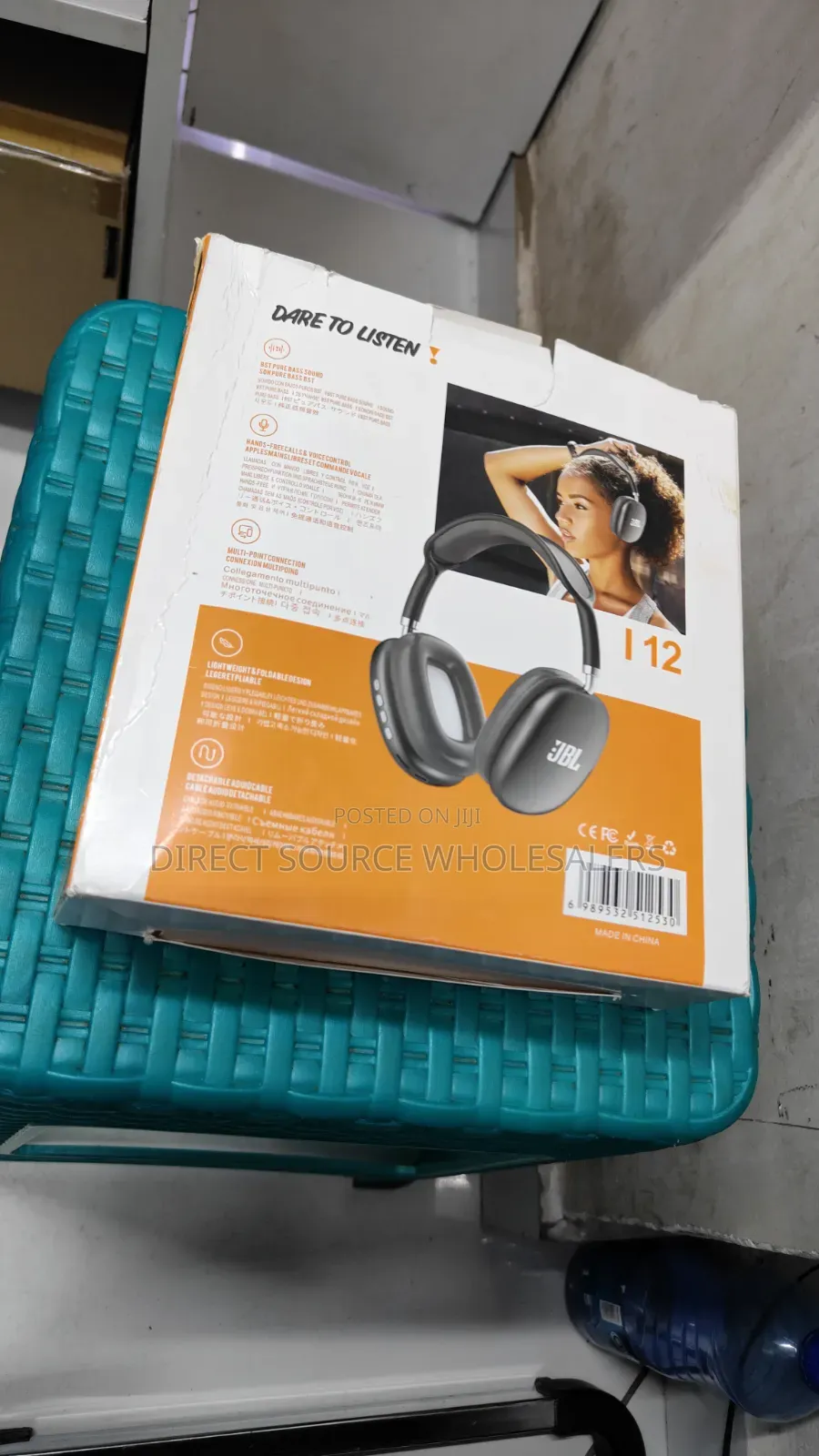 Original Style JBL I12 Pure Bass Bluetooth Headset