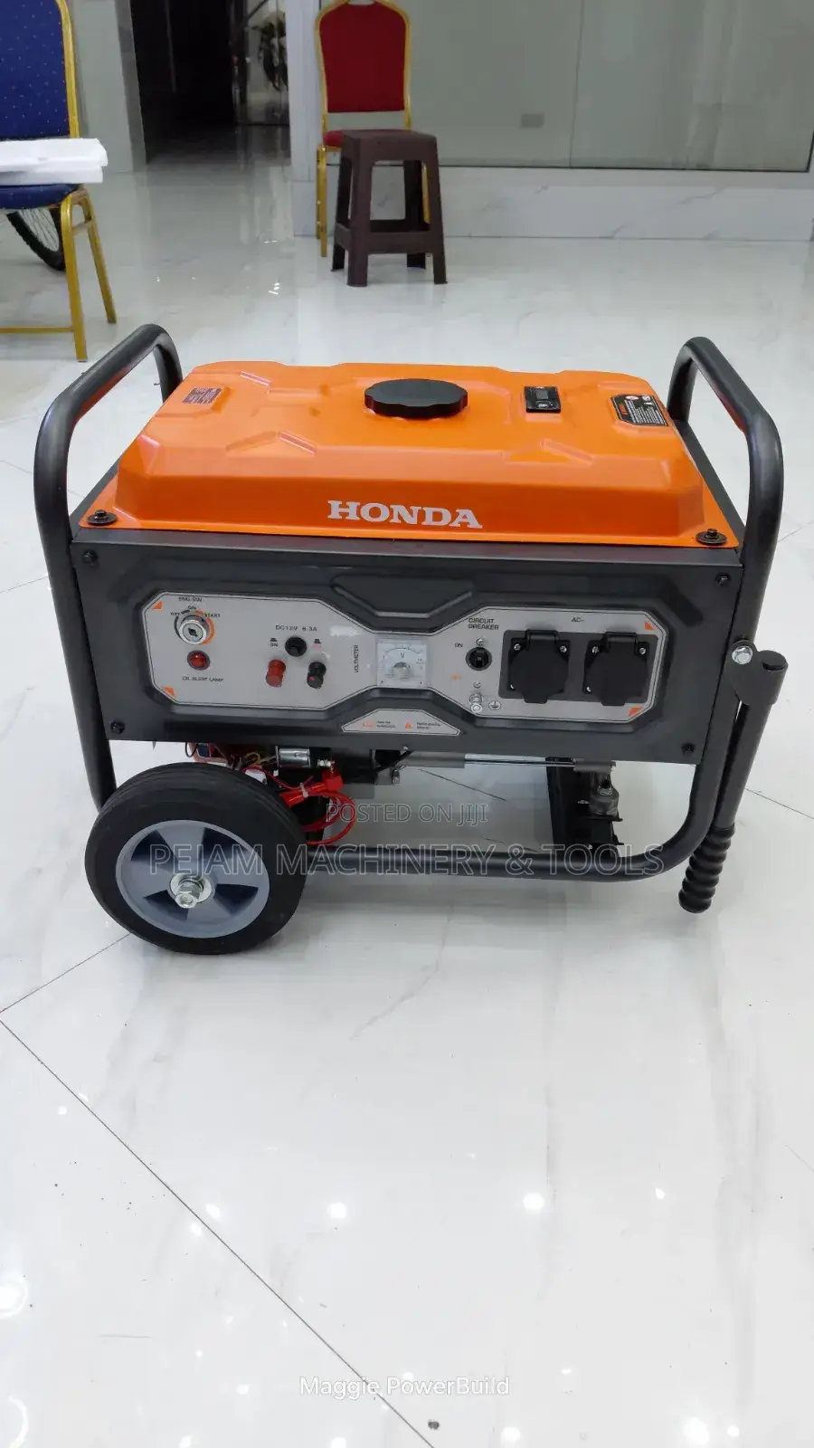 7.5kva Honda Generator Portable Equipped With Wheels and Handles