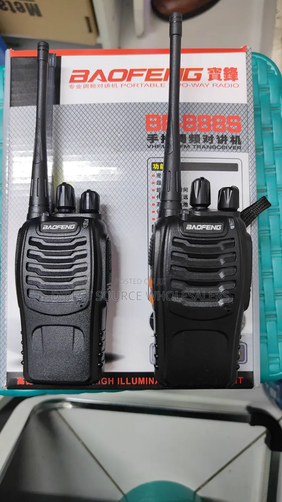 Baofeng Bf-888s Walkie Talkie With 16 Programmable Channels