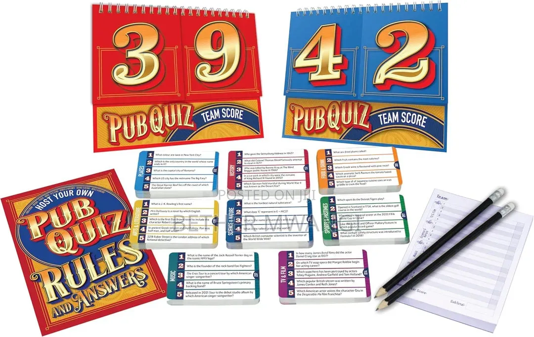 Pop Quiz Card Game in Kenya