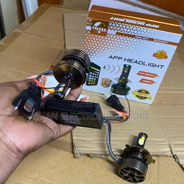 Headlamp Bulb Super Brighter Smart App Control H4 Light Bulb